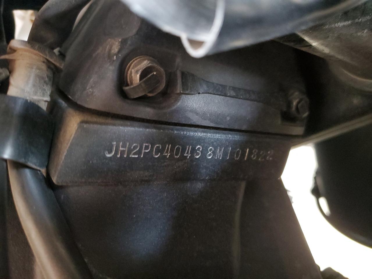 2008 Honda Cbr600 Rr VIN: JH2PC40438M101822 Lot: 84712894