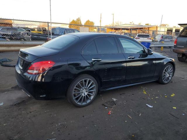 Седани MERCEDES-BENZ C-CLASS 2015 Чорний