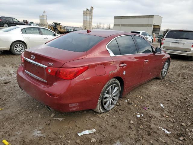  INFINITI Q50 2015 Red