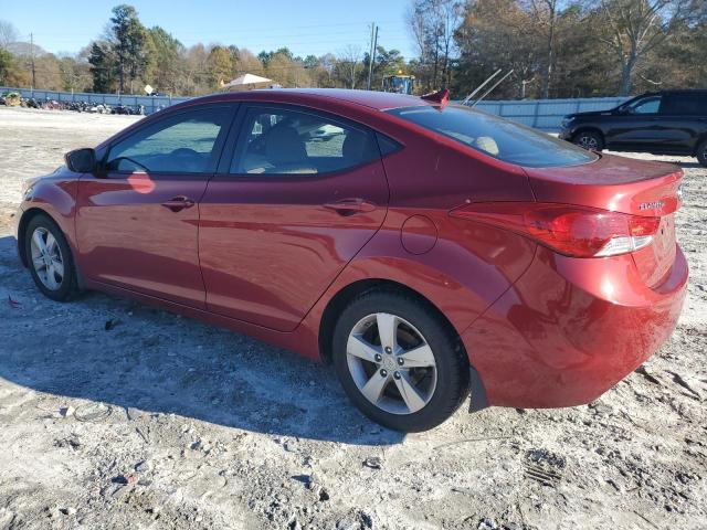  HYUNDAI ELANTRA 2012 Czerwony