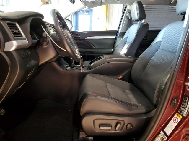  TOYOTA HIGHLANDER 2015 Бургунди