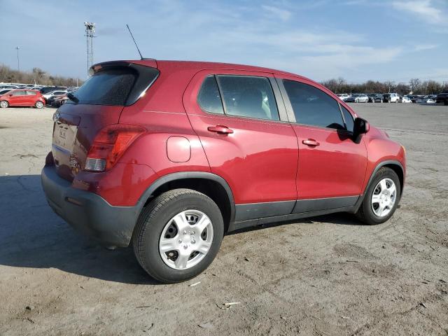 Parquets CHEVROLET TRAX 2015 Czerwony