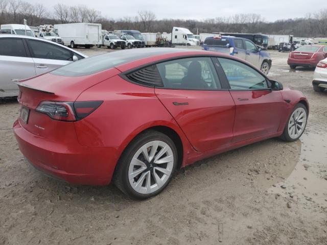  TESLA MODEL 3 2021 Красный