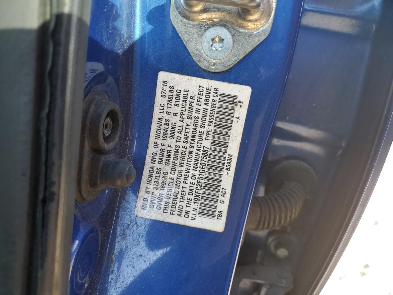 2016 Honda Civic - Image 12