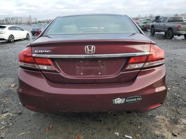  HONDA CIVIC 2013 Burgundy