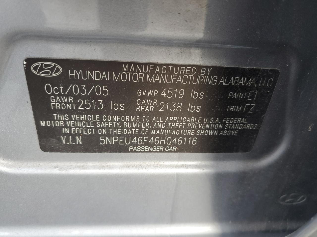 2006 Hyundai Sonata - Image 12