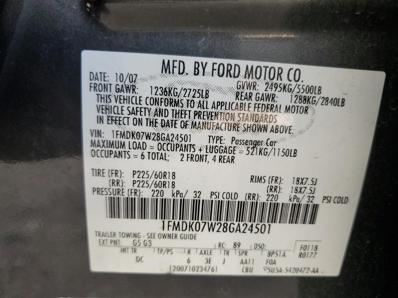 2008 Ford Taurus - Image 13