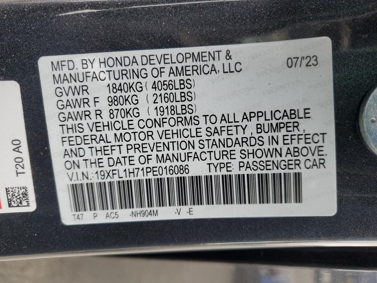2023 Honda Civic - Image 14