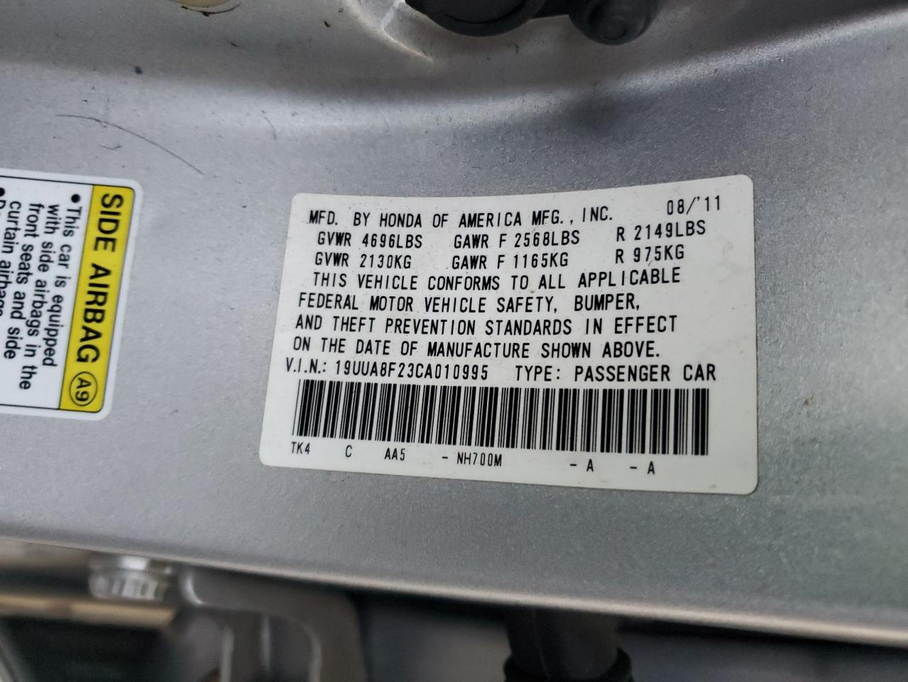 2012 Acura TL - Image 12