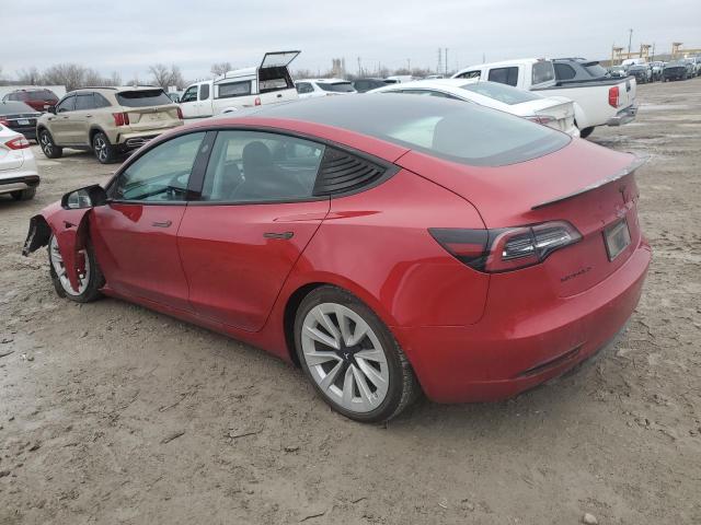  TESLA MODEL 3 2021 Красный