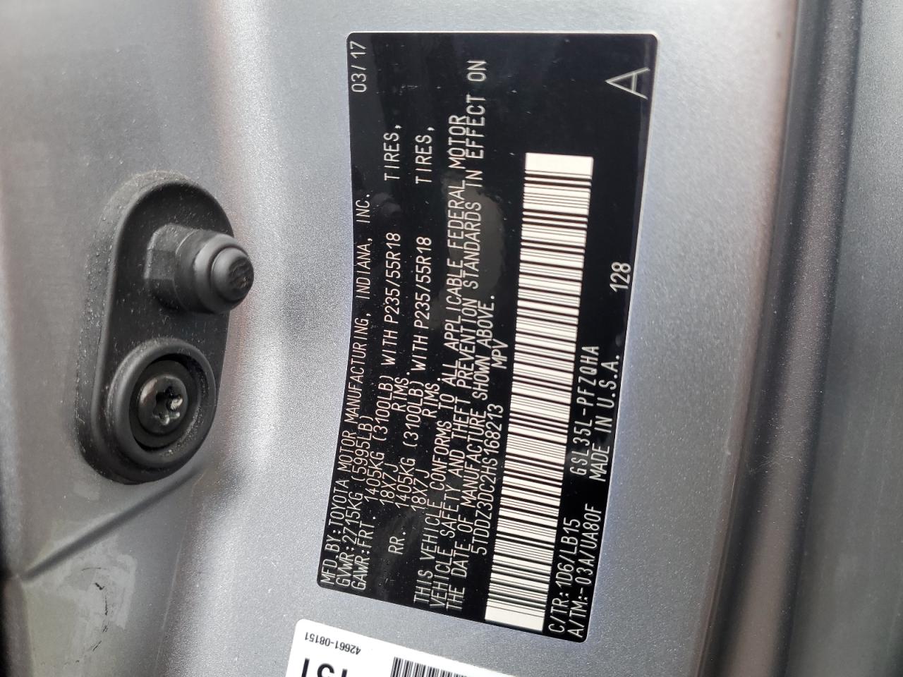 2017 Toyota Sienna - Image 13