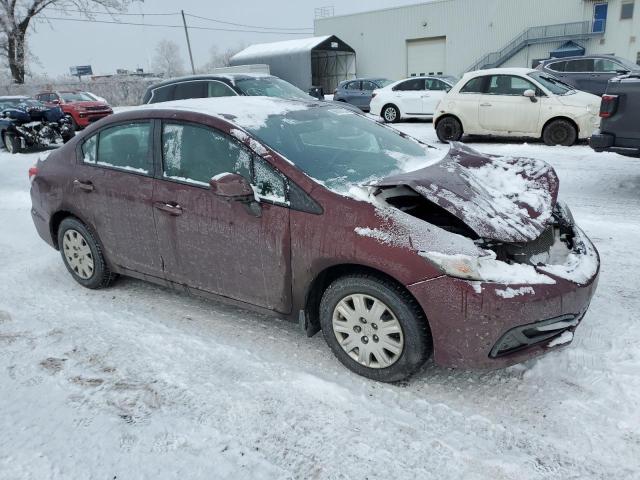  HONDA CIVIC 2013 Burgundy