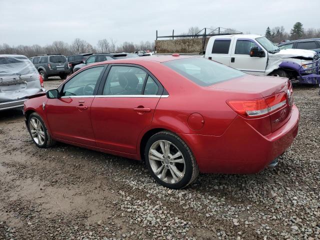  LINCOLN MKZ 2012 Czerwony