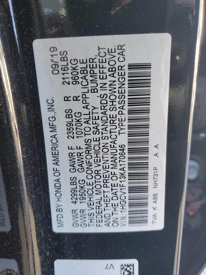 2019 Honda Accord - Image 12