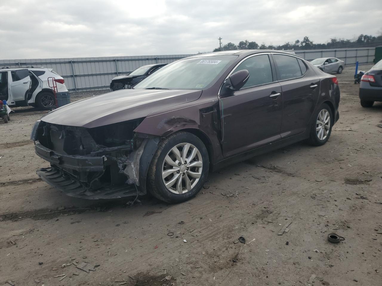 VIN 5XXGN4A7XEG349661 2014 KIA OPTIMA no.1