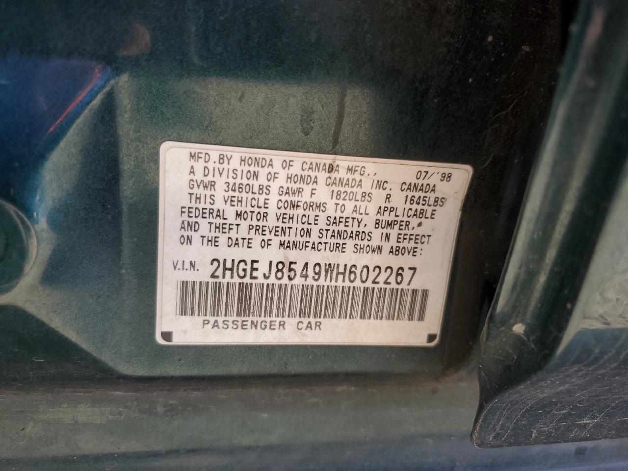 1998 Honda Civic - Image 13