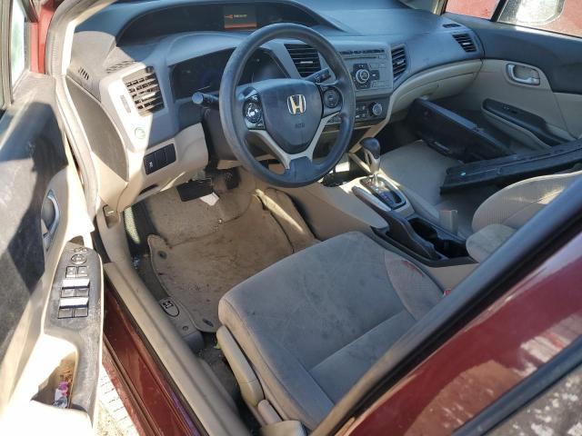 HONDA CIVIC 2012 Bordowy