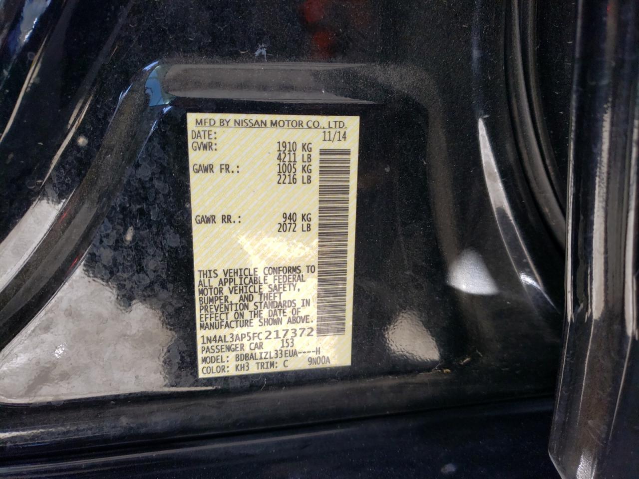 2015 Nissan Altima - Image 12