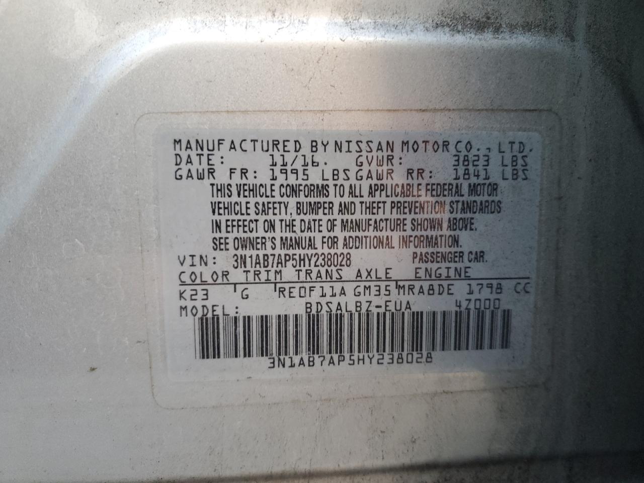 2017 Nissan Sentra - Image 12