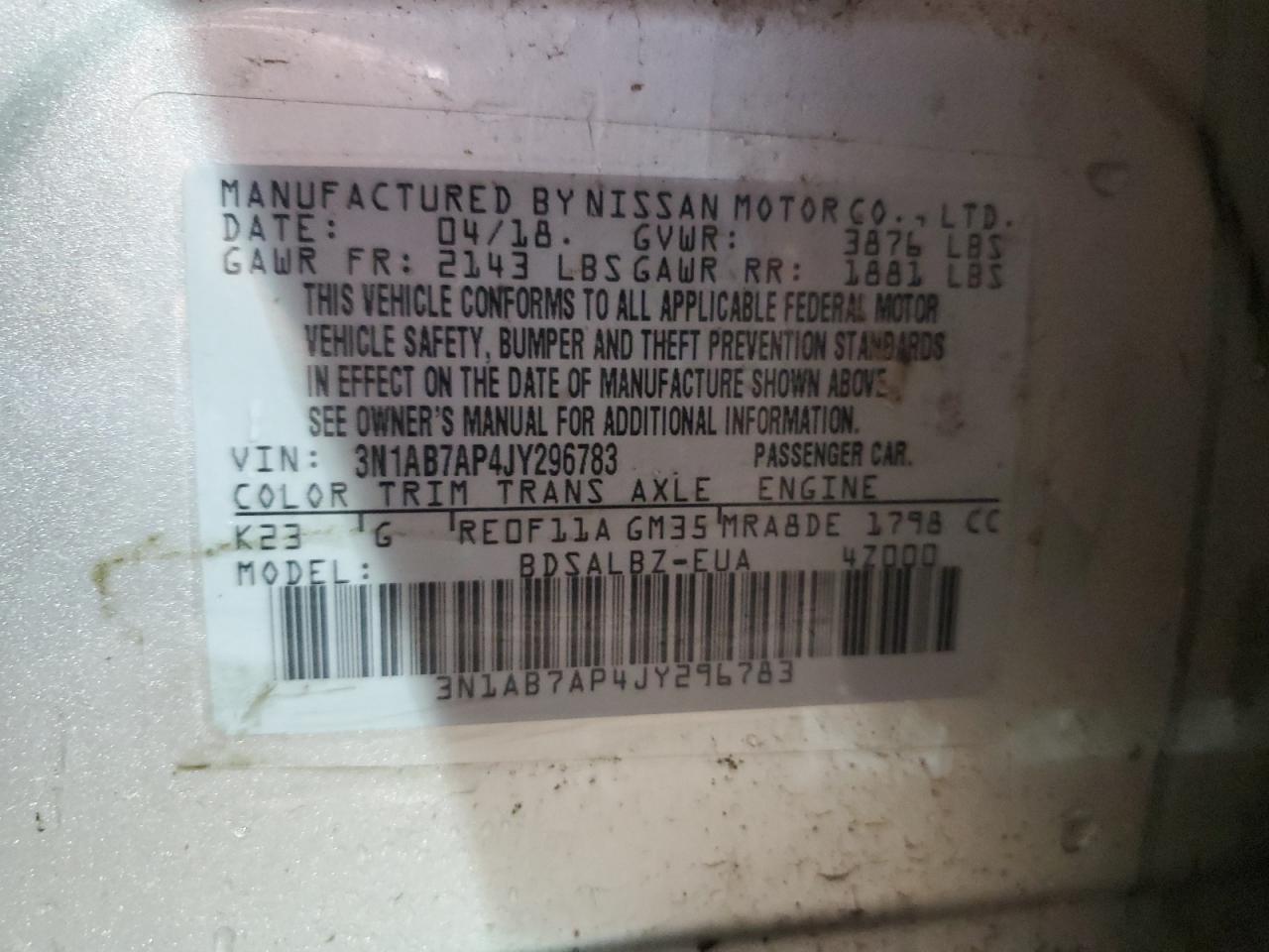 2018 Nissan Sentra - Image 12