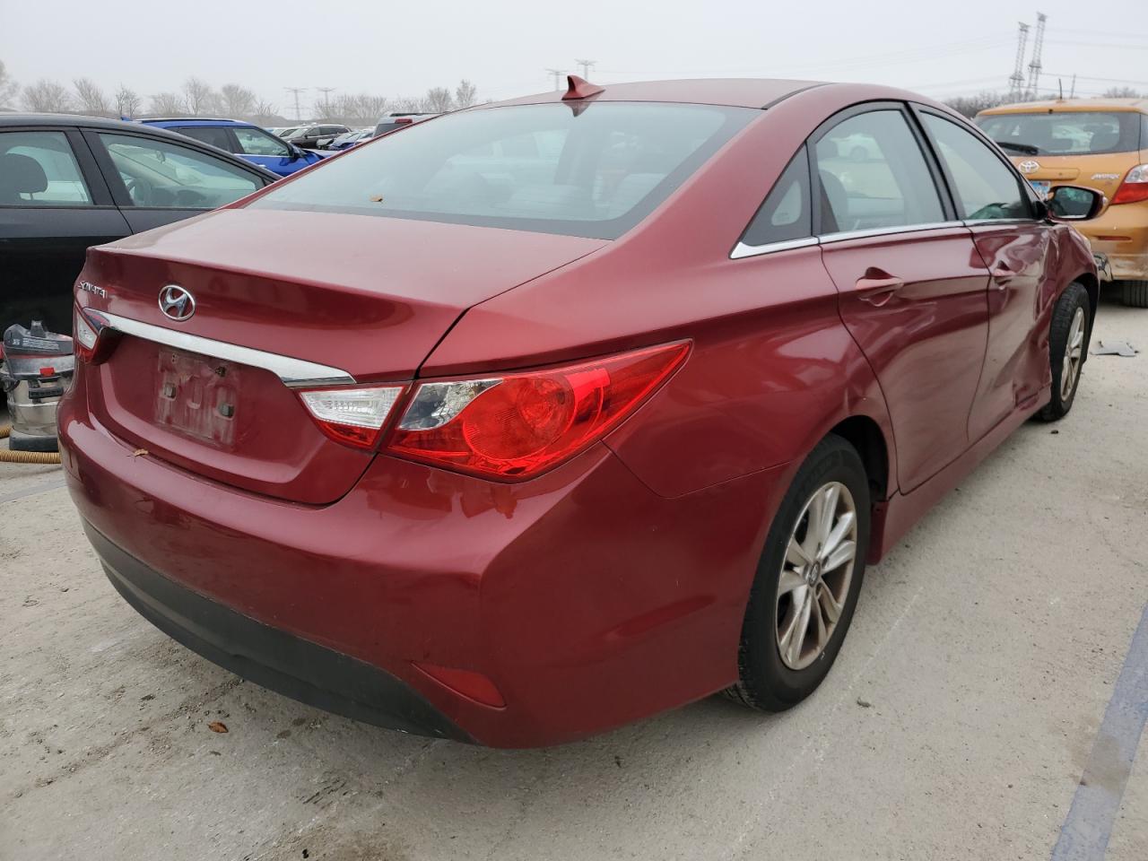 VIN 5NPEB4AC1EH876540 2014 HYUNDAI SONATA no.3