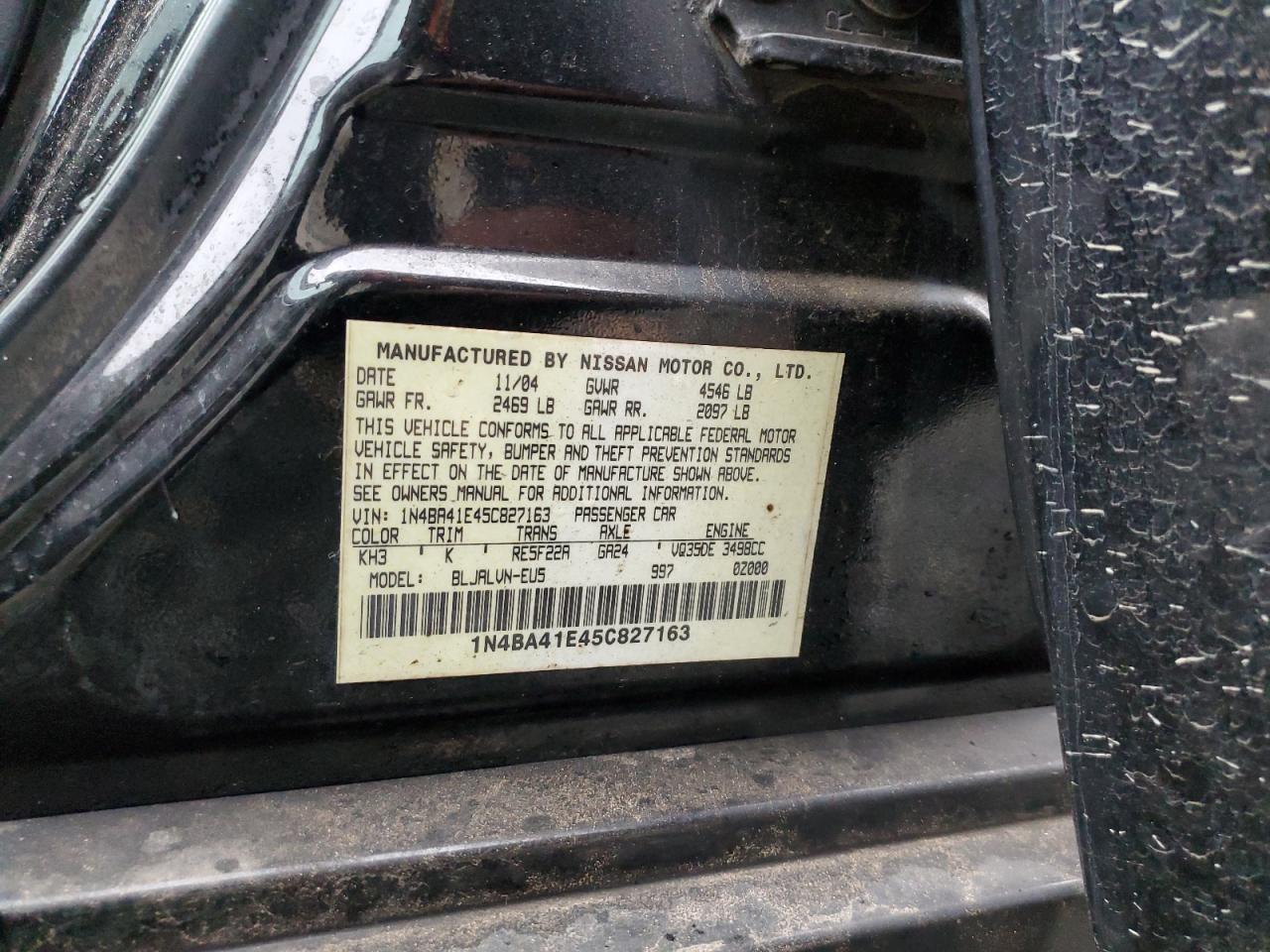 2005 Nissan Maxima - Image 12