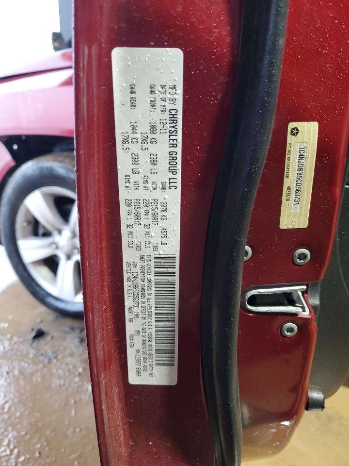 2012 Jeep Compass Sport VIN: 1C4NJDBB5CD563731 Lot: 80300784