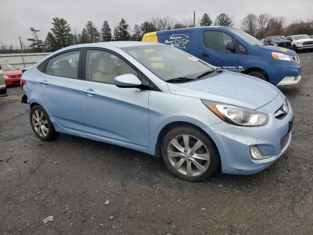 Sedans HYUNDAI ACCENT 2012 Blue