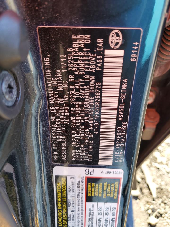 2012 Toyota Camry - Image 13