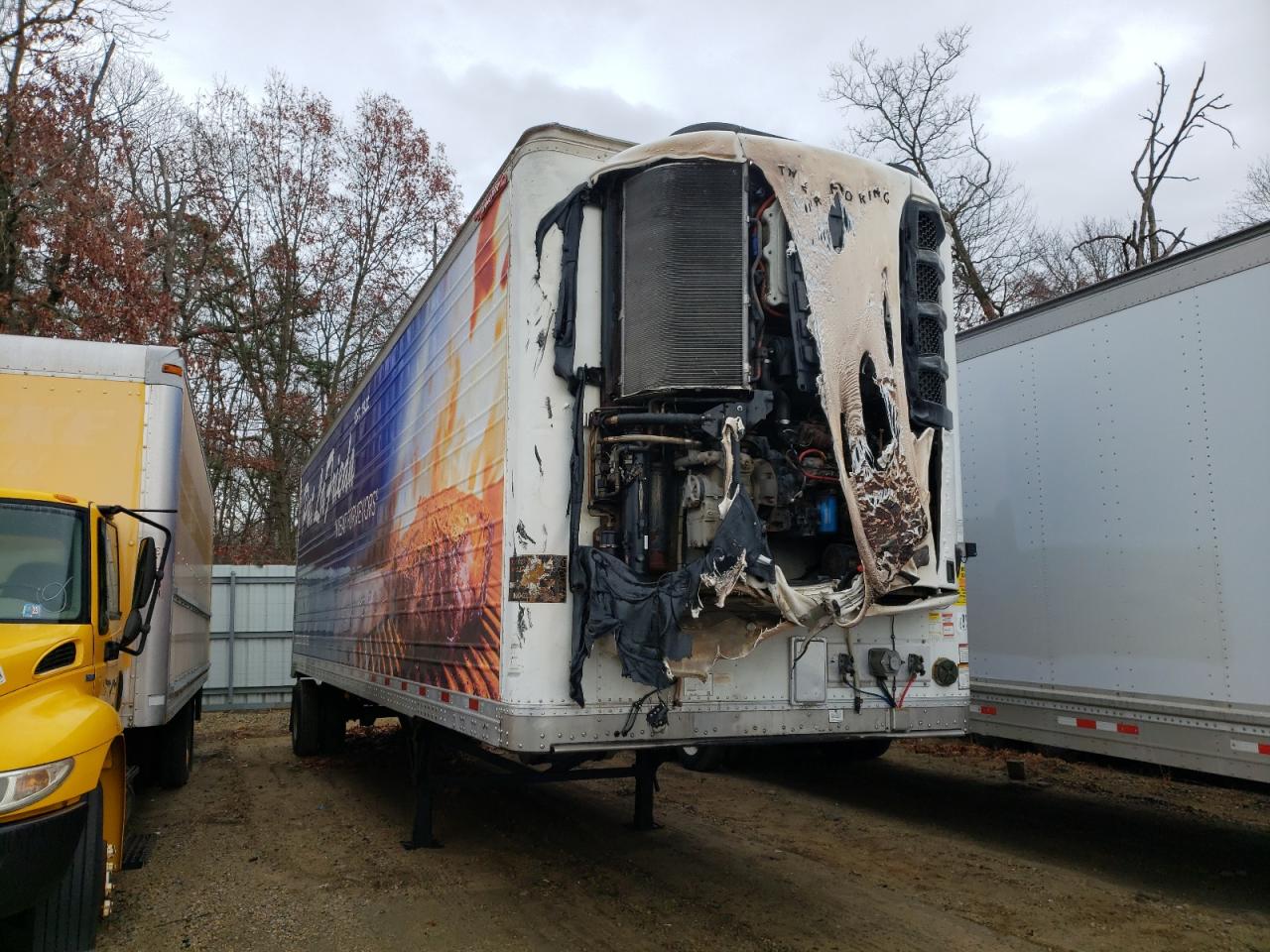 2017 Great Dane Trailer Semi Trail zu verkaufen in Glassboro, NJ - Burn