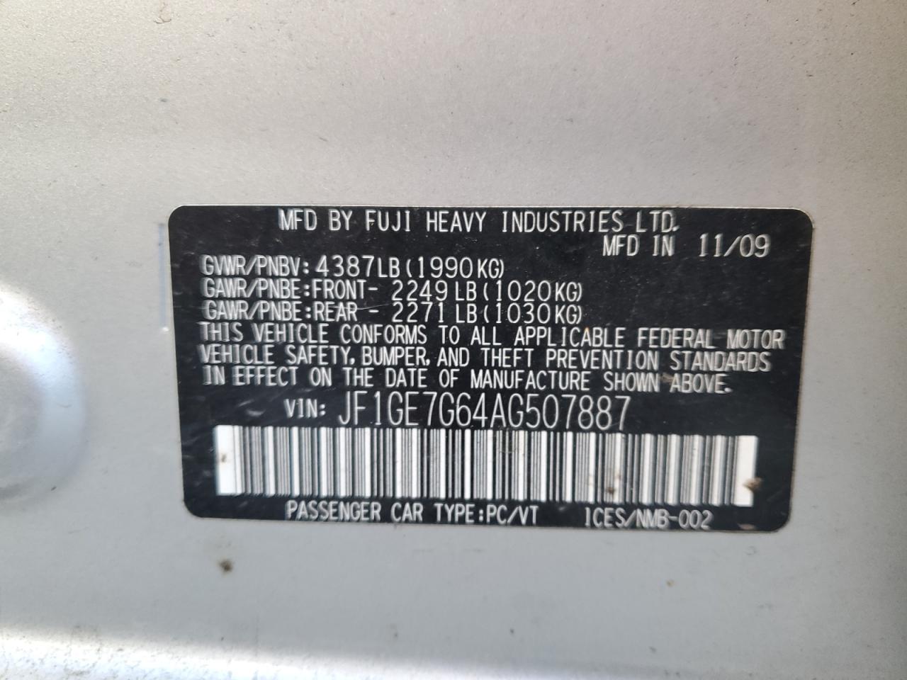 2010 Subaru WRX - Image 12