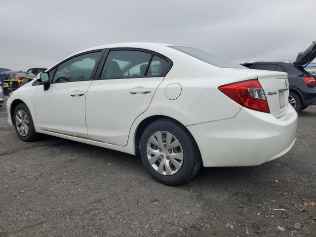  HONDA CIVIC 2012 White