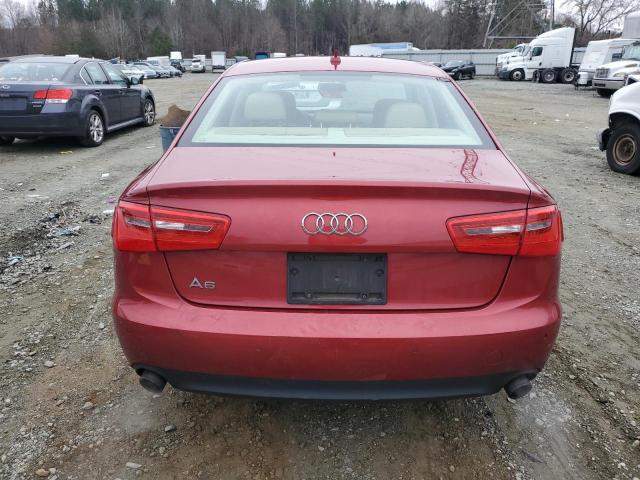  AUDI A6 2014 Czerwony