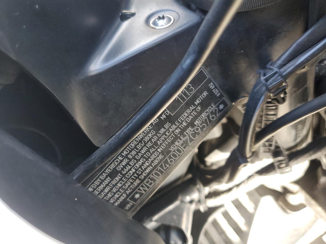 2014 BMW G650 Sertao VIN: WB1014600EZC95762 Lot: 84764994