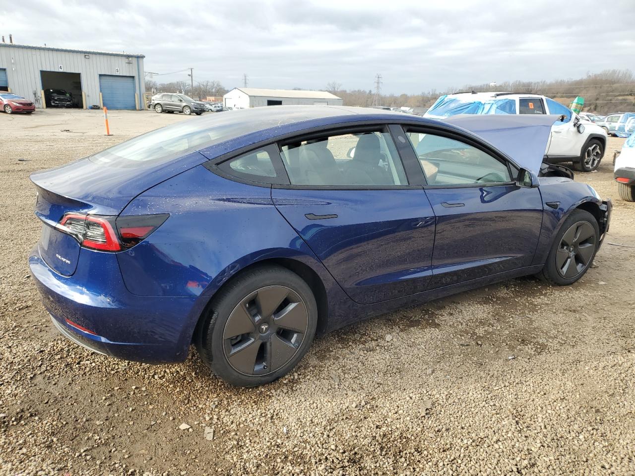 VIN 5YJ3E1EB4PF591508 2023 TESLA MODEL 3 no.3