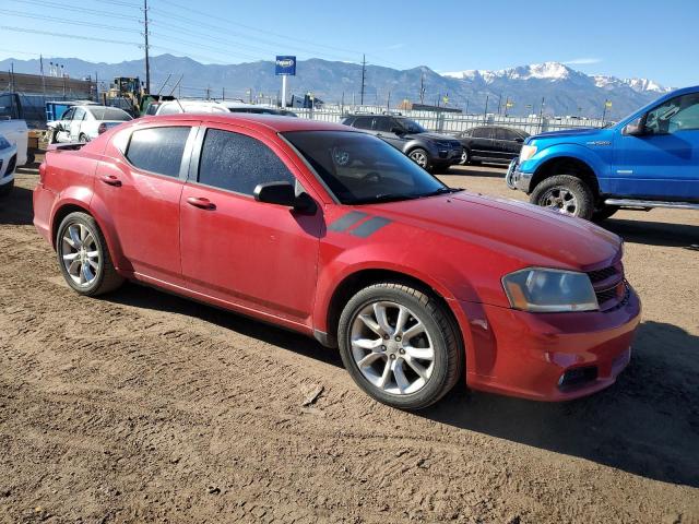  DODGE AVENGER 2014 Червоний