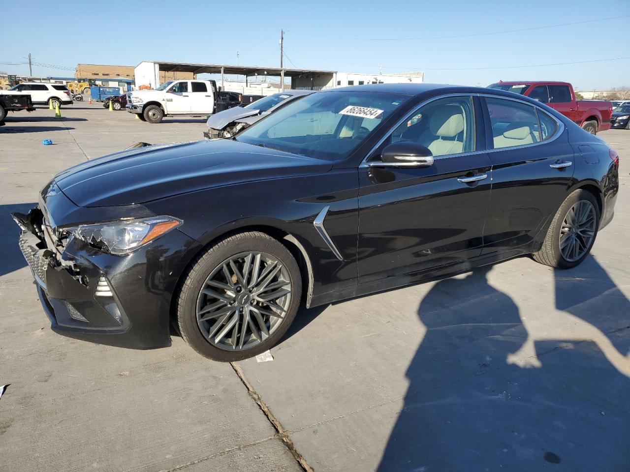 VIN KMTG64LA0KU037457 2019 GENESIS G70 no.1