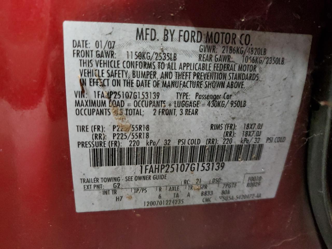 2007 Ford Five Hundred - Image 12
