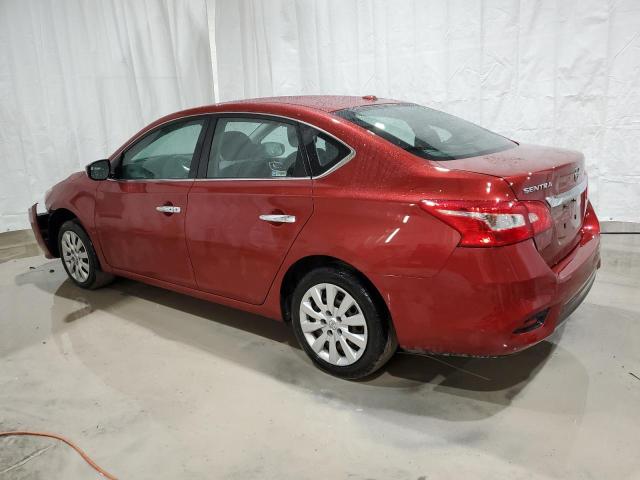  NISSAN SENTRA 2017 Czerwony