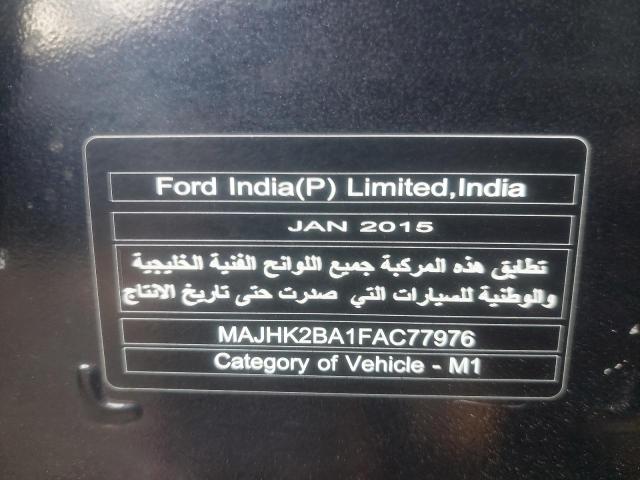 MAJHK2BA1FAC77976 - 2015 FORD ECOSPORT - #undefined