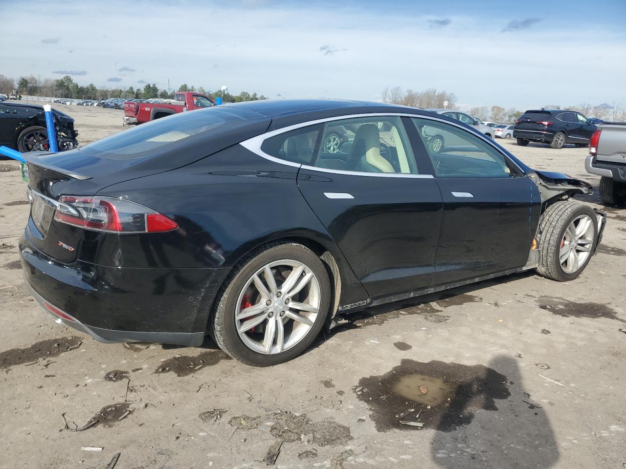 VIN 5YJSA1H49FF087538 2015 TESLA MODEL S no.3