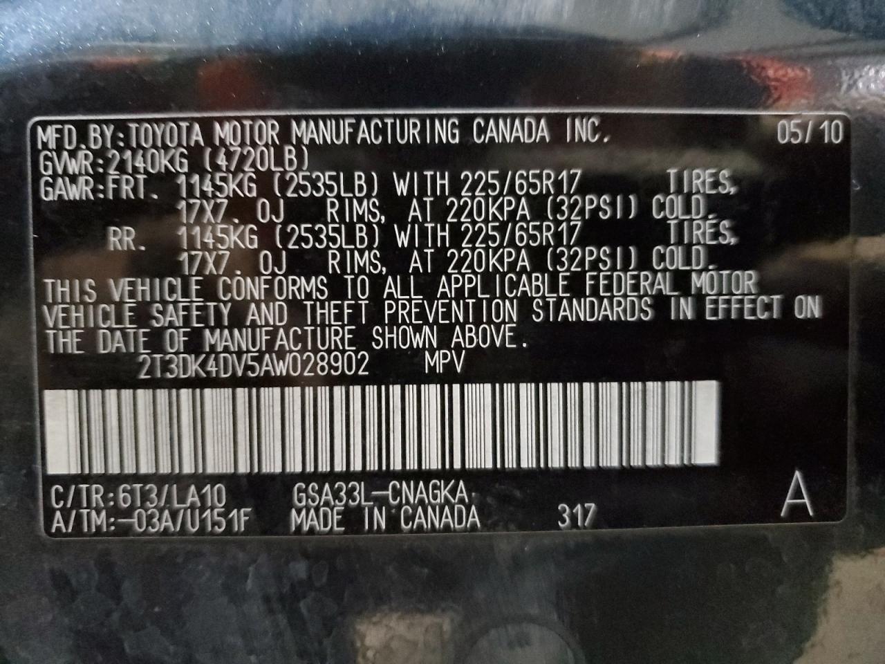 2010 Toyota RAV 4 - Image 14