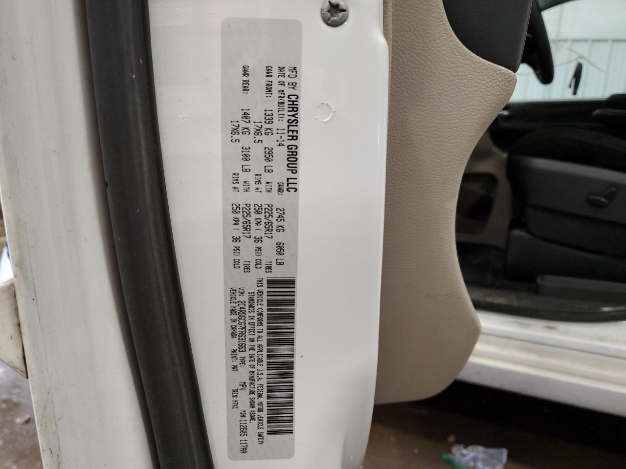 2015 Dodge Caravan - Image 13