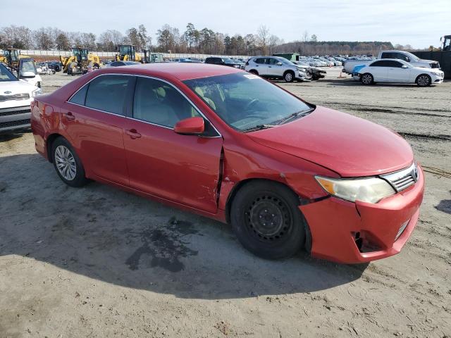  TOYOTA CAMRY 2012 Red