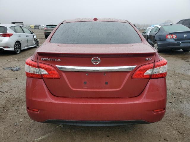  NISSAN SENTRA 2015 Czerwony