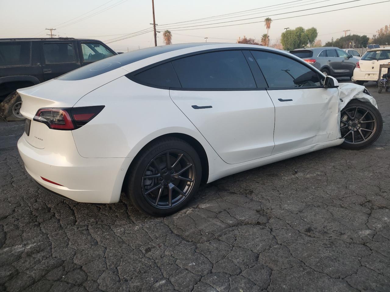 VIN 5YJ3E1EB9MF872649 2021 TESLA MODEL 3 no.3