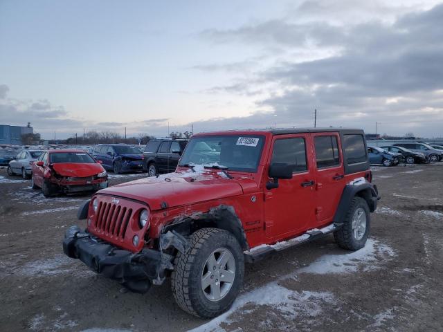  JEEP WRANGLER 2014 Красный