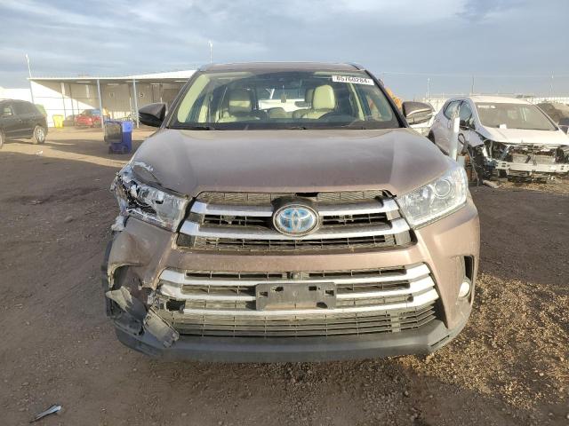  TOYOTA HIGHLANDER 2017 tan