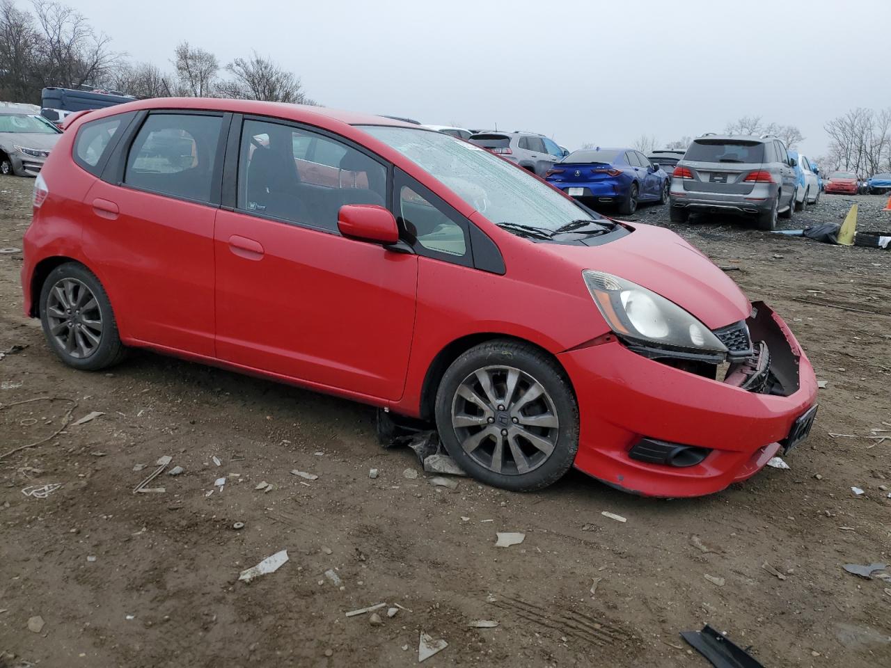 VIN JHMGE8H56DC060723 2013 HONDA FIT no.4