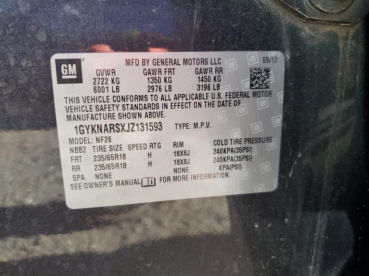 2018 Cadillac XT5 - Image 14